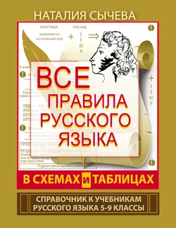 Все правила русского языка в схемах и таблицах. 5–9 классы Наталия Сычева