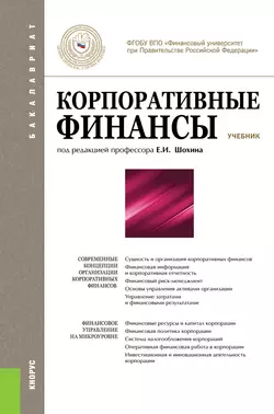 Корпоративные финансы, Евгений Шохин