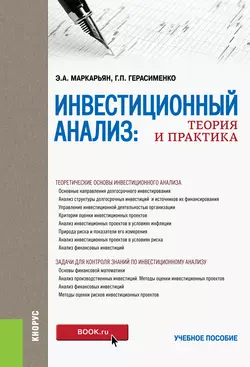 Инвестиционный анализ. Теория и практика, Галина Герасименко