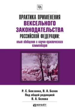 Практика применения вексельного законодательства Российской Федерации: опыт обобщения и научно-практического комментария. Практическое пособие, Вадим Белов