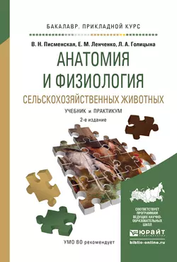 Анатомия и физиология сельскохозяйственных животных 2-е изд., испр. и доп. Учебник и практикум для прикладного бакалавриата, Людмила Голицына