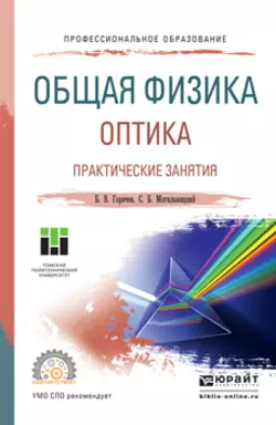 Общая физика. Оптика. Практические занятия. Учебное пособие для СПО, Борис Горячев