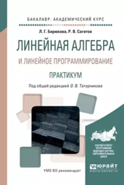 Линейная алгебра и линейное программирование. Практикум. Учебное пособие для академического бакалавриата, Любовь Бирюкова