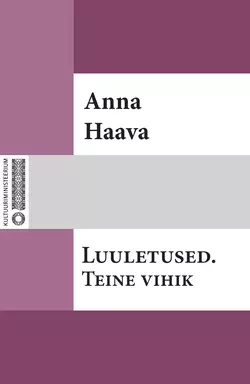 Luuletused. Teine vihik, Anna Haava