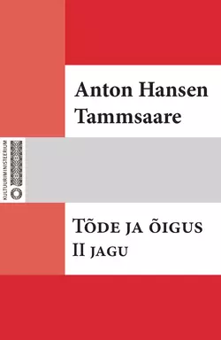 Tõde ja õigus. II jagu, Anton Hansen Tammsaare