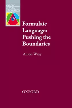 Formulaic Language, Alison Wray