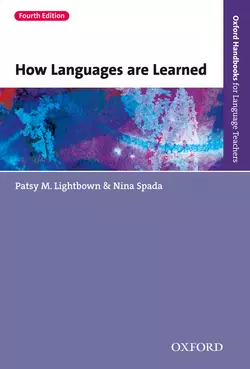 How Languages are Learned 4th edition, Nina Spada