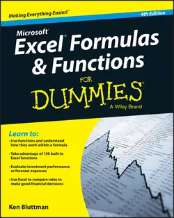 Excel Formulas and Functions For Dummies, Ken Bluttman