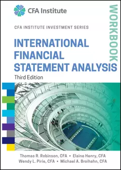 International Financial Statement Analysis Workbook, Henry Elaine