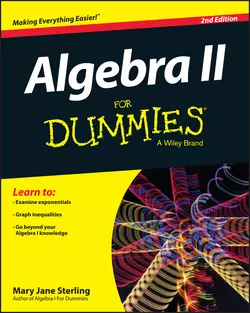 Algebra II For Dummies Mary Jane Sterling