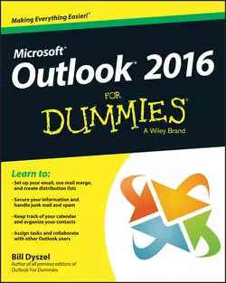 Outlook 2016 For Dummies, Bill Dyszel