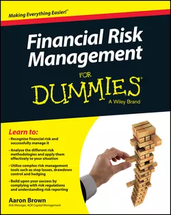 Financial Risk Management For Dummies Aaron Brown