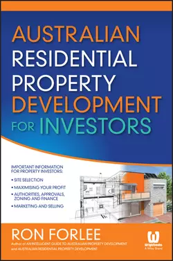 Australian Residential Property Development for Investors, Ron Forlee