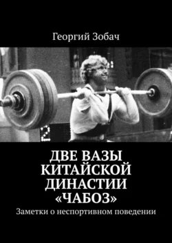 Две вазы китайской династии «Чабоз». Заметки о неспортивном поведении, Георгий Зобач