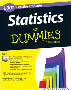 Statistics: 1 001 Practice Problems For Dummies (+ Free Online Practice) Consumer Dummies