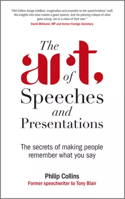 The Art of Speeches and Presentations. The Secrets of Making People Remember What You Say, Philip Collins