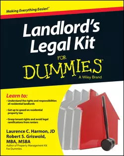 Landlord′s Legal Kit For Dummies, Laurence Harmon