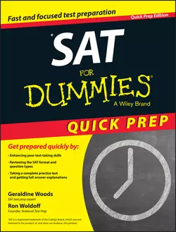 SAT For Dummies 2015 Quick Prep, Geraldine Woods