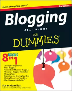 Blogging All-in-One For Dummies Susan Gunelius