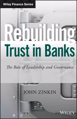 Rebuilding Trust in Banks. The Role of Leadership and Governance, John Zinkin