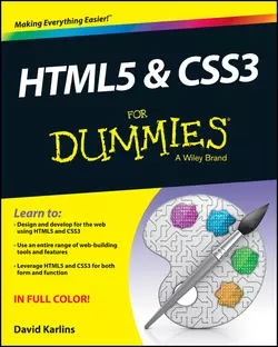 HTML5 and CSS3 For Dummies Judith Muhr и David Karlins