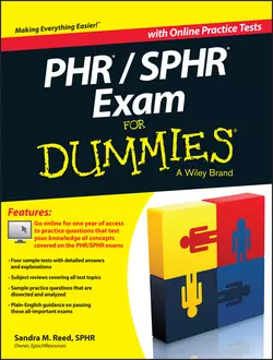 PHR / SPHR Exam For Dummies, Sandra Reed