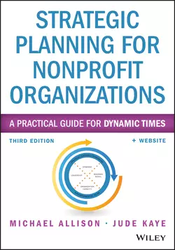 Strategic Planning for Nonprofit Organizations. A Practical Guide for Dynamic Times, Michael Allison