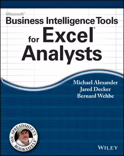 Microsoft Business Intelligence Tools for Excel Analysts, Michael Alexander