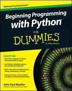 Beginning Programming with Python For Dummies John Paul Mueller