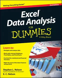 Excel Data Analysis For Dummies E. Nelson и Stephen L. Nelson