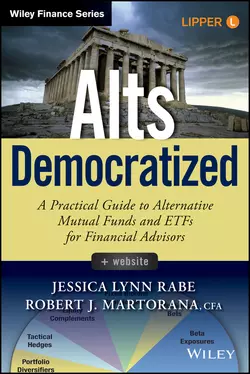 Alts Democratized. A Practical Guide to Alternative Mutual Funds and ETFs for Financial Advisors, Jessica Rabe