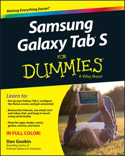 Samsung Galaxy Tab S For Dummies Dan Gookin