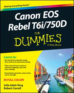 Canon EOS Rebel T6i / 750D For Dummies, Robert Correll