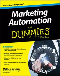 Marketing Automation For Dummies, Mathew Sweezey