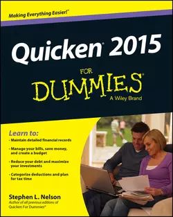 Quicken 2015 For Dummies Stephen L. Nelson