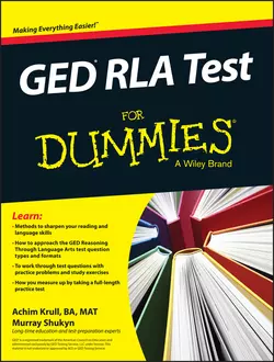 GED RLA For Dummies, Murray Shukyn