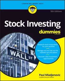 Stock Investing For Dummies Paul Mladjenovic