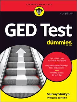 GED Test For Dummies Murray Shukyn и Jane Burstein