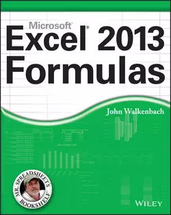 Excel 2013 Formulas John Walkenbach