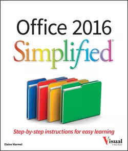 Office 2016 Simplified Elaine Marmel