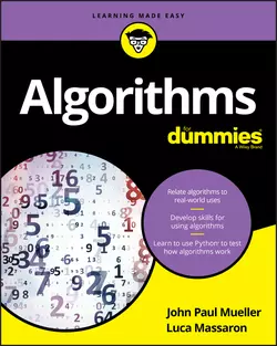 Algorithms For Dummies Luca Massaron и John Paul Mueller