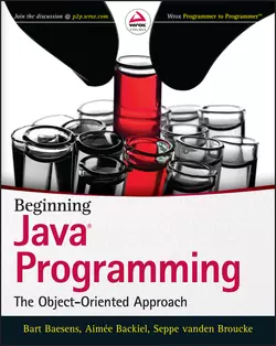 Beginning Java Programming. The Object-Oriented Approach, Bart Baesens