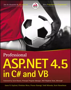 Professional ASP.NET 4.5 in C# and VB, Scott Hanselman