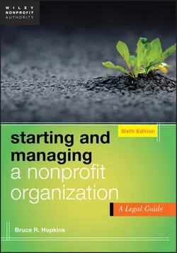 Starting and Managing a Nonprofit Organization. A Legal Guide, Bruce R. Hopkins