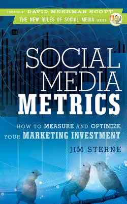 Social Media Metrics. How to Measure and Optimize Your Marketing Investment, Jim Sterne