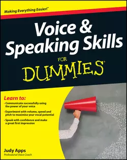 Voice and Speaking Skills For Dummies, Judy Apps