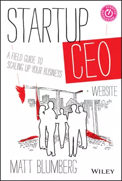 Startup CEO. A Field Guide to Scaling Up Your Business, + Website, Matt Blumberg