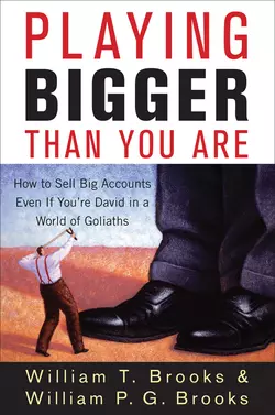 Playing Bigger Than You Are. How to Sell Big Accounts Even if You′re David in a World of Goliaths, William Brooks