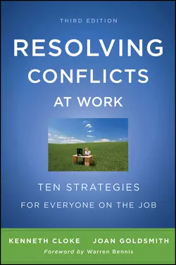 Resolving Conflicts at Work. Ten Strategies for Everyone on the Job, Kenneth Cloke