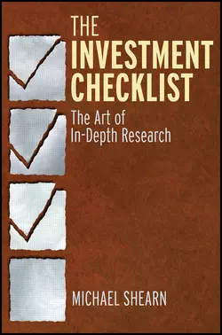 The Investment Checklist. The Art of In-Depth Research, Michael Shearn